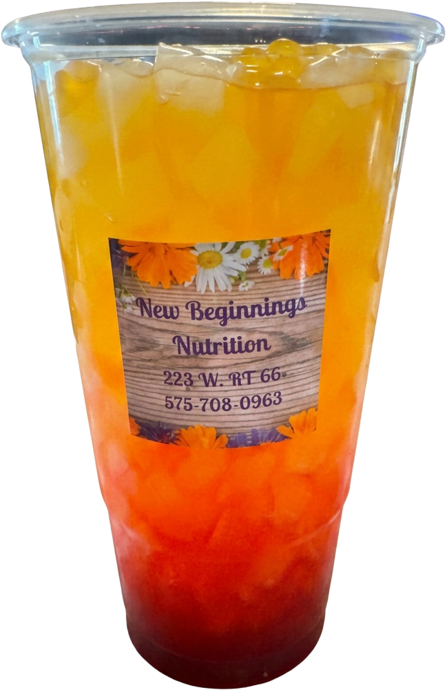 Florida Sunrise loaded tea from New Beginnings Nutrition